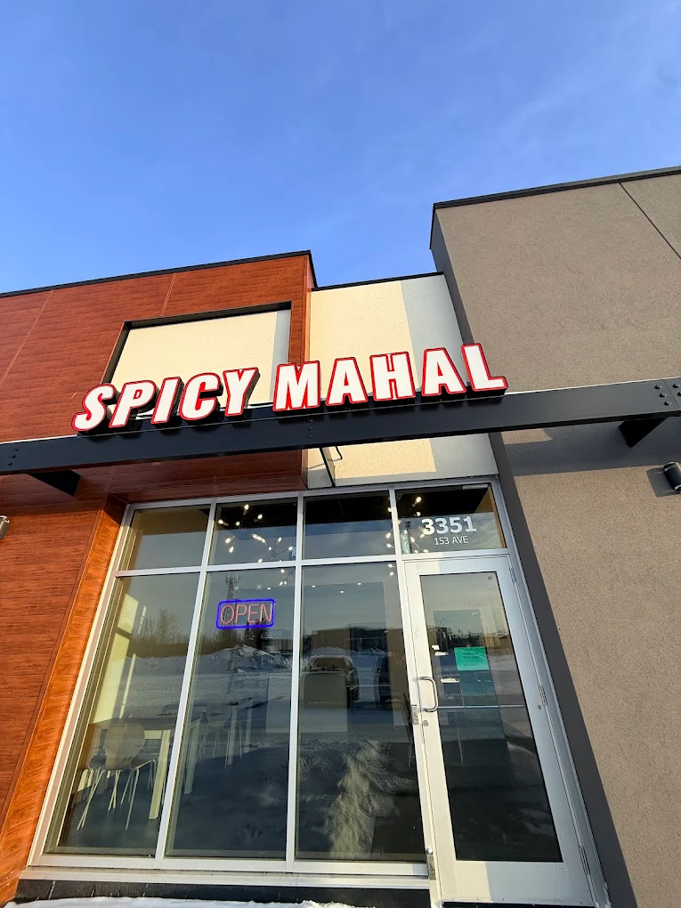 Creamy chicken curry served at Spicy Mahal, Indian restaurant in northeast Edmonton, AB