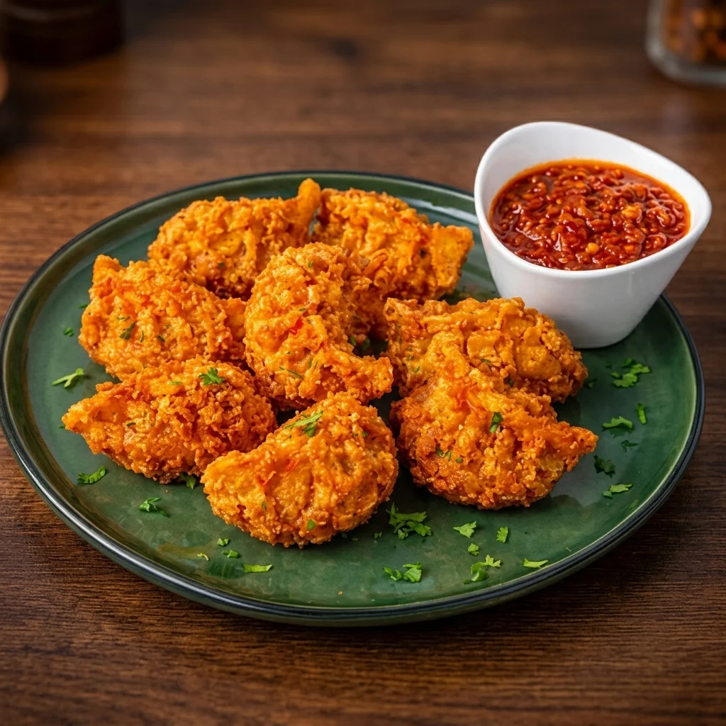 Kurkure momos, crispy fried dumplings, at Spicy Mahal in northeast Edmonton, AB